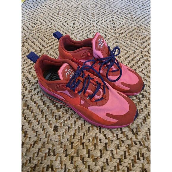 Nike Air Max 270 React Mistic Red AT6174 600 Running Women Sneakers Shoes Size 7 - Picture 4 of 16